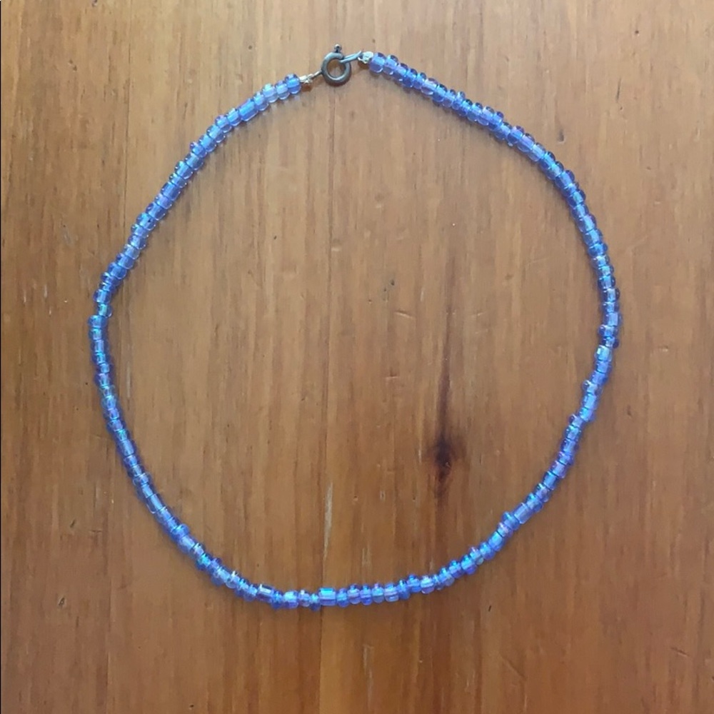 Blue Beaded Necklace